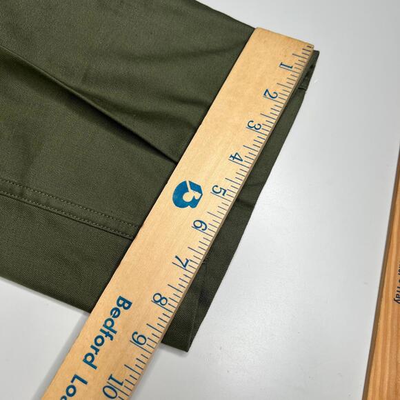 Vintage US Army OG-107 Baker Pants 60s Vietnam Era Military Fatigue Trousers Med - Picture 2 of 10